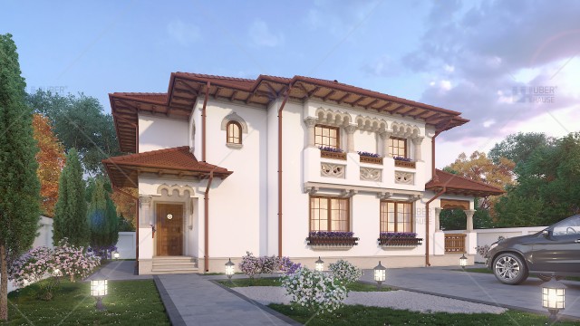 Proiect casa traditionala parter + etaj (180 mp) - Resedinta Florescu